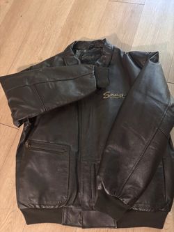 Snap On Leather Jacket