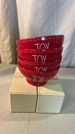 Rae Dunn Christmas Joy Bowls