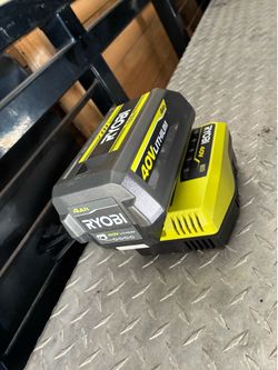 Ryobi battery & charger