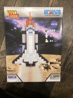 Lego Type Building Set  Space Shuttle