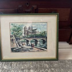 Arno Watercolor Notre Dame de Paris