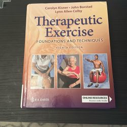 Therapeutic exercise Book