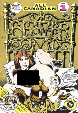 All Canadian Beaver Comix #1 2nd Print Fine+