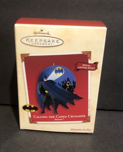 Christmas Ornament Batman New Hallmark