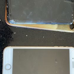 iPhone-8 with case in Good Condition Need Battery + Samsung Galaxy S8 for part only  PLEASE NO QUESTIONS 