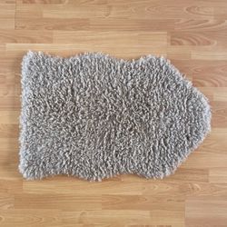 Small faux sheep rug