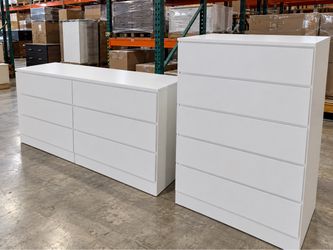 Chest and dresser white new