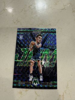 2024 Panini Mosaic Zach Edey Jam Masters Prizm Rookie Card