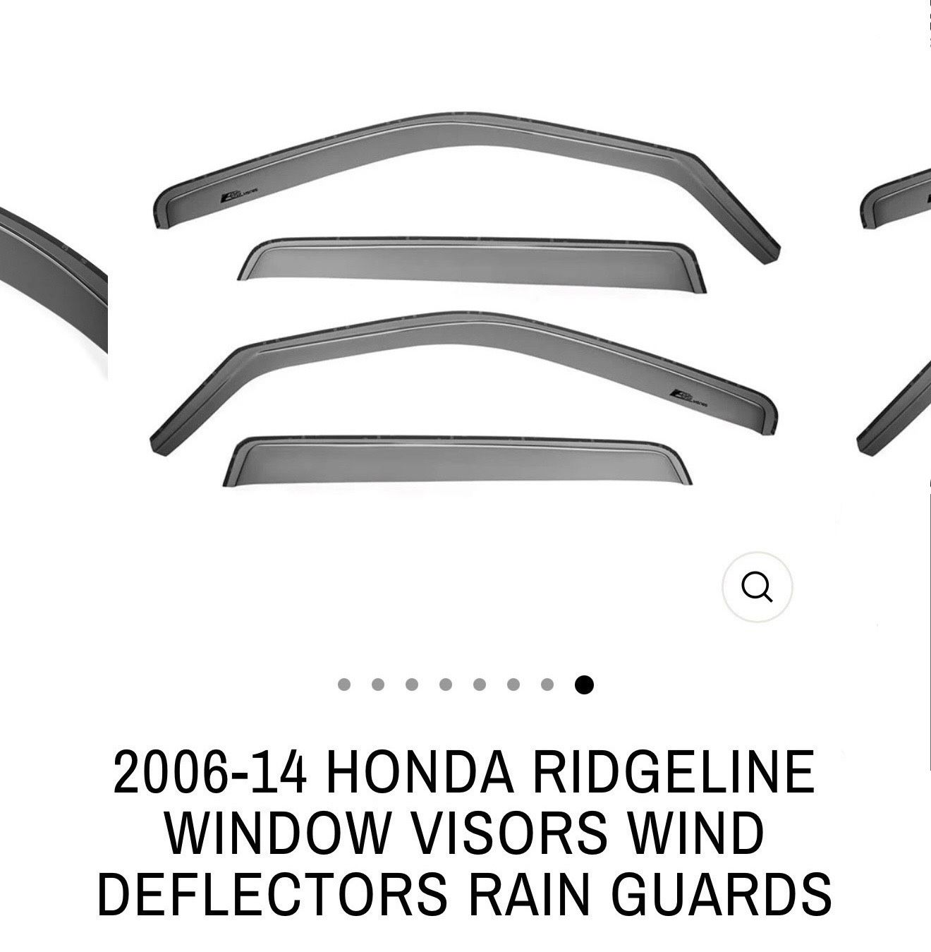 Brand New Wind / Rain Deflector For Honda Ridgeline (2006-2014)