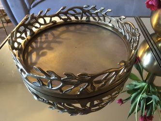 Round Gold Roman Style Tray (Frame Only)