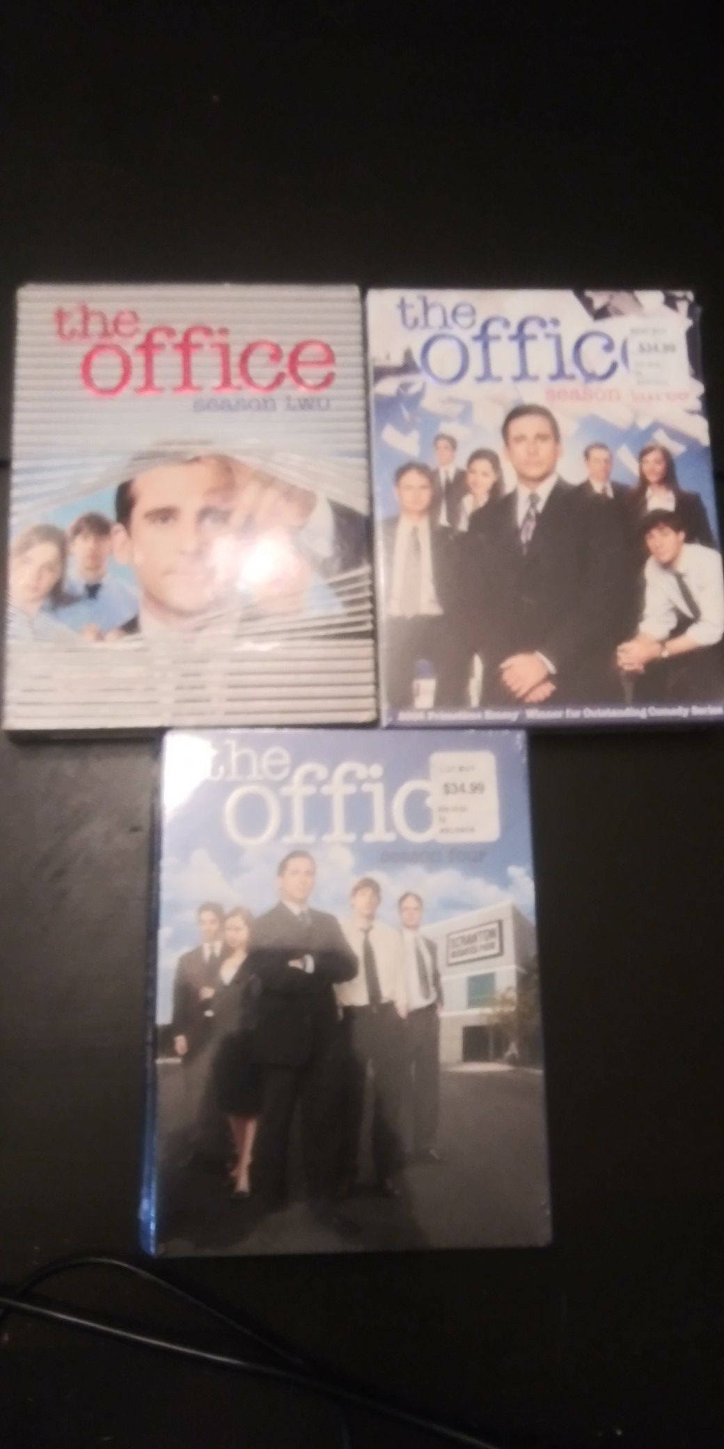 The Office seasons dvd 2,3,4 lot