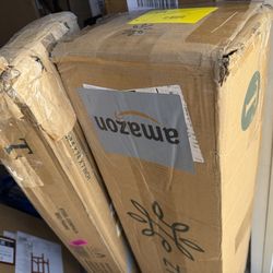 Twin bed frames open box