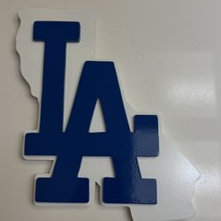 CUSTOM MADE 3D LAYER LOS ANGELES DODGERS WOOD SIGN