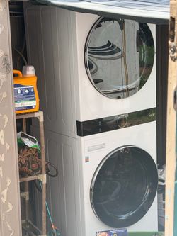 Lg thinq tower smart washer and dryer