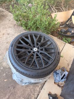 Set of 4 Black Asanti 22s