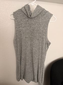 Grey Turtle Neck Sweater Tunic
