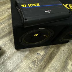 Kicker Subwoofer & Orion cobalt amplifier 