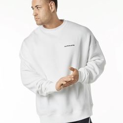 Alphalete Classic Crew - White