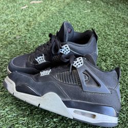 Jordan 4 Black Canvas