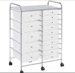 Giantex 15 Drawer Storage Cart ( New )