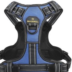 MASBRILL  REFLECTIVE DOG HARNESS SIZE M 