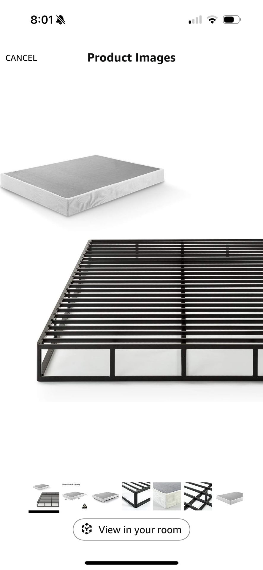 7.5 King Size Box Spring