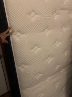 Brand new twin mattress, bed