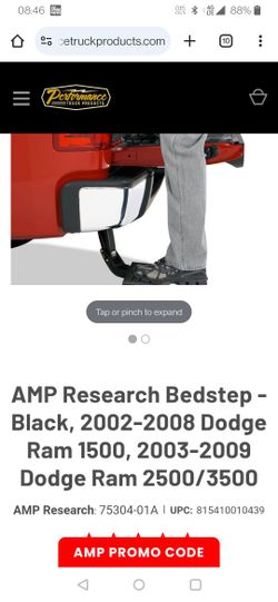 NEW Amp Truck Bed Step For Dodge RAM