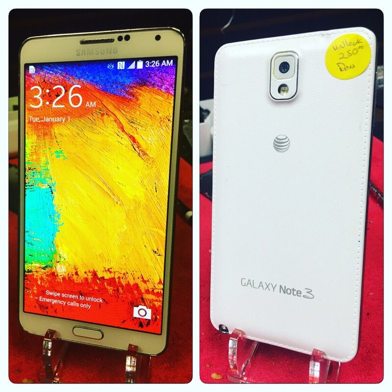 AT&T note 3 cricket metro pcs ready