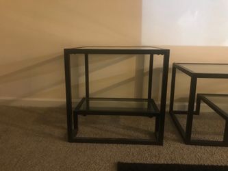 3 Glass Tables