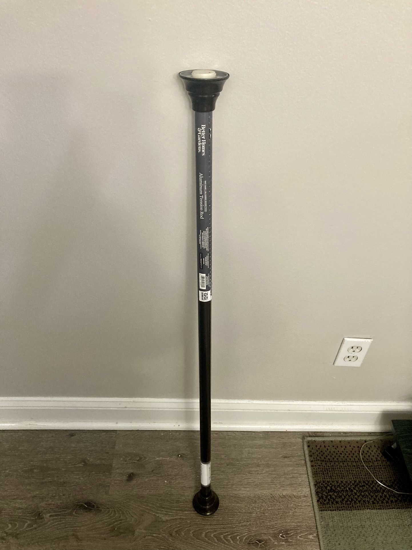 Better Homes & Gardens 43" to 72" Adjustable Tension Rustproof Aluminum Shower Rod, Bronze