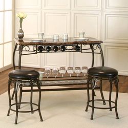 Wine Bar Table With 2 Stools