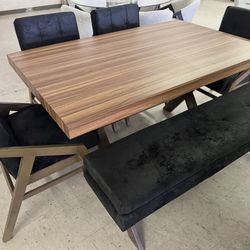 New Dining Table With 4 Chairs And Bench