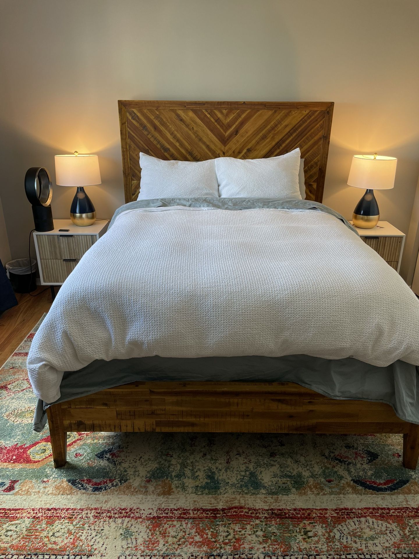 West Elm Alexa Reclaimed Wood Bed Frame