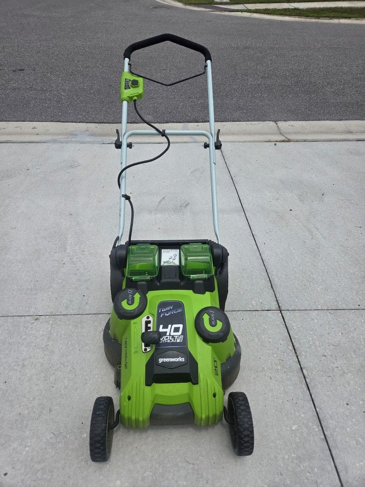 Greenworks 20" Cordless 40V Battery Mower