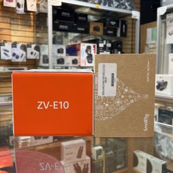Sony ZV-E10 With 16-50mm Lens And Camera Cage 