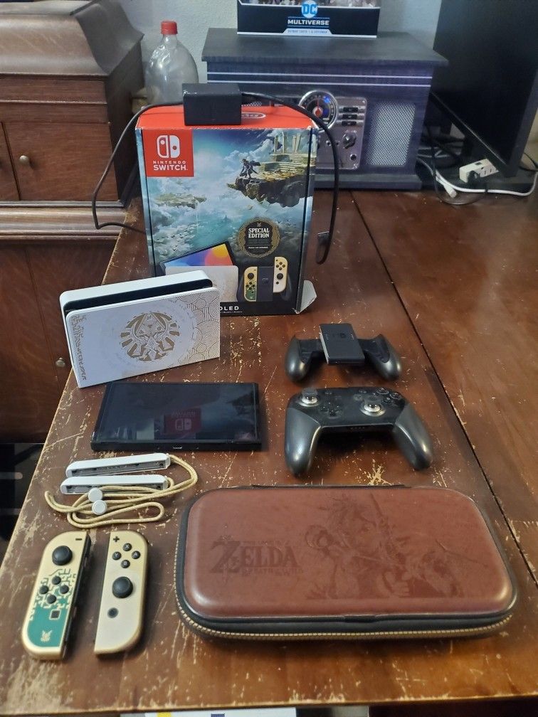 Nintendo Switch OLED TOTK Edition with Extras