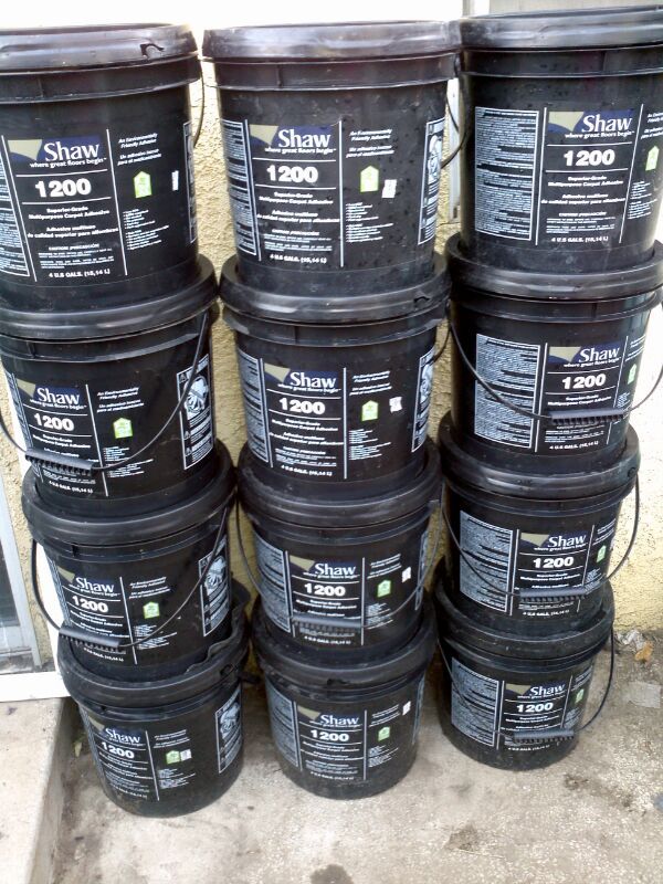 Shaw 1200 multipurpose carpet adhesive for Sale in Whittier, CA OfferUp