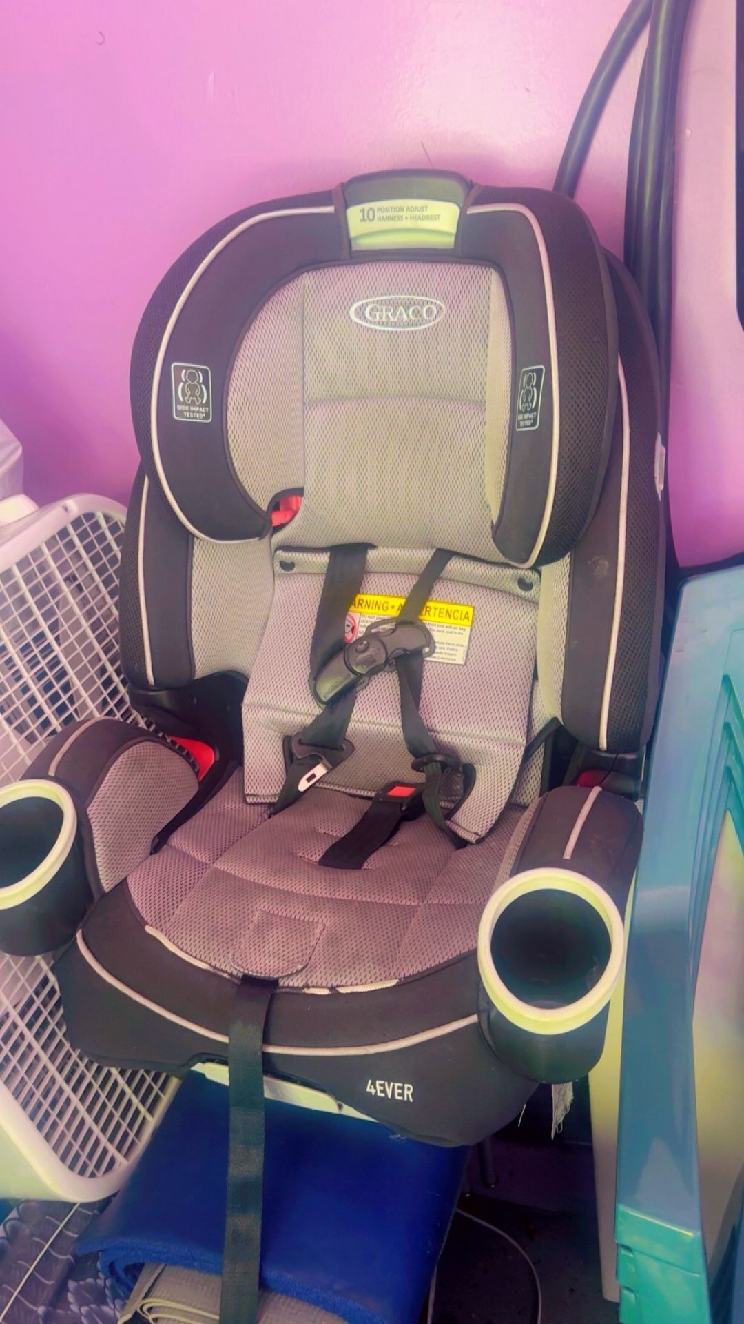 Car seat with booster