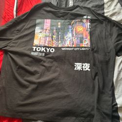 Black Tokyo Graphic T-Shirt