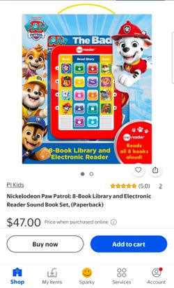Paw patrol sound books and toys