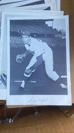 Sandy Koufax LA Dodgers Vintage Photo Print