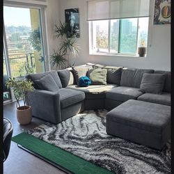 Full Size Gray Couch 