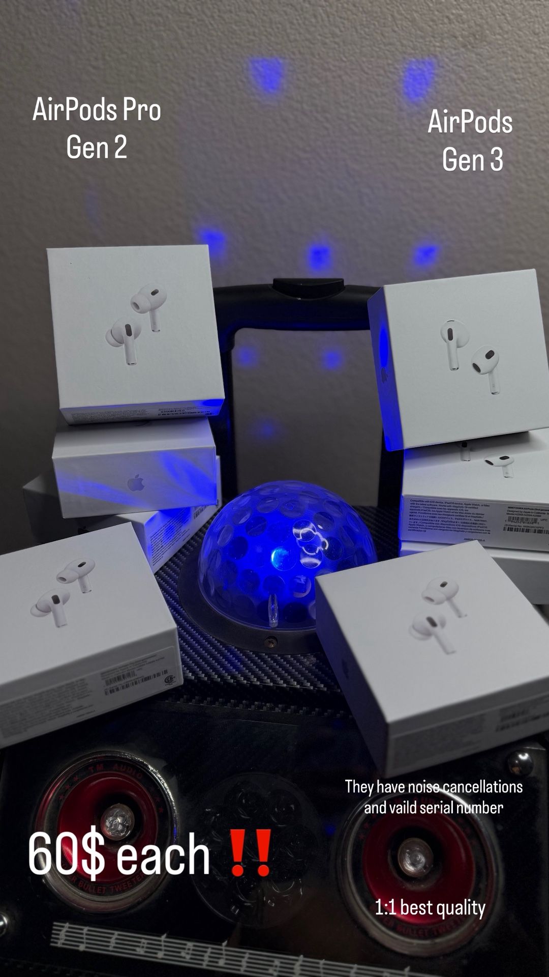 AirPods Pro Gen 2 And Air Pods 3 Gen