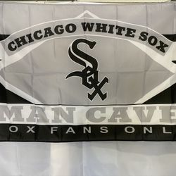 Chicago White Sox Man Cave Wall Flag (3’x5’)