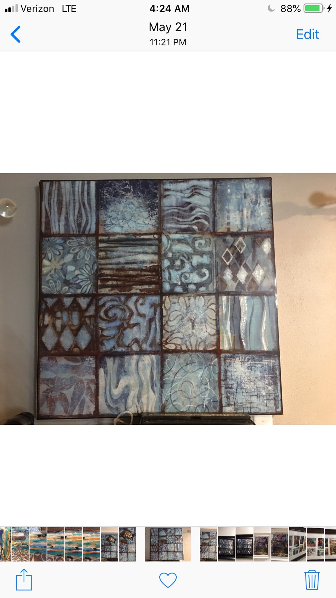 Large Metal wall decor