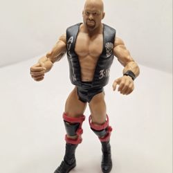 Stone Cold Steve Austin WWE Series 51 Action Figure – Red Braces, Hall of Fame Vest
