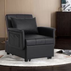 SOFA / RECLINER / BED CONVERTIBLE WITH PILLOW 🛋️🛏️