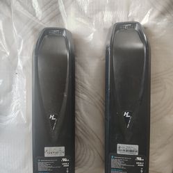 2 E bike batteries