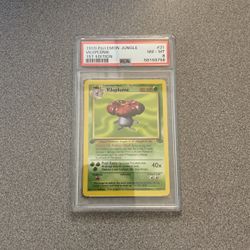 1999 Pokemon Jungle Vileplume 1st Edition psa 8